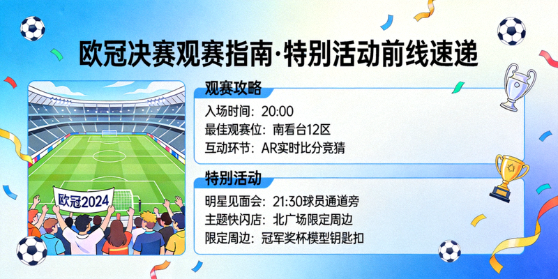 关于欧冠决赛观赛指南与特别活动的前线速递资讯配图